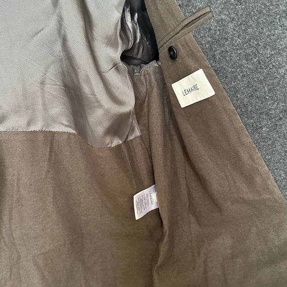 Lemaire Grey Chesterfield Coat XXS - Picture 4 of 6